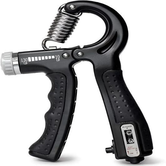 Adjustable Hand Grip Strengthener with Counter